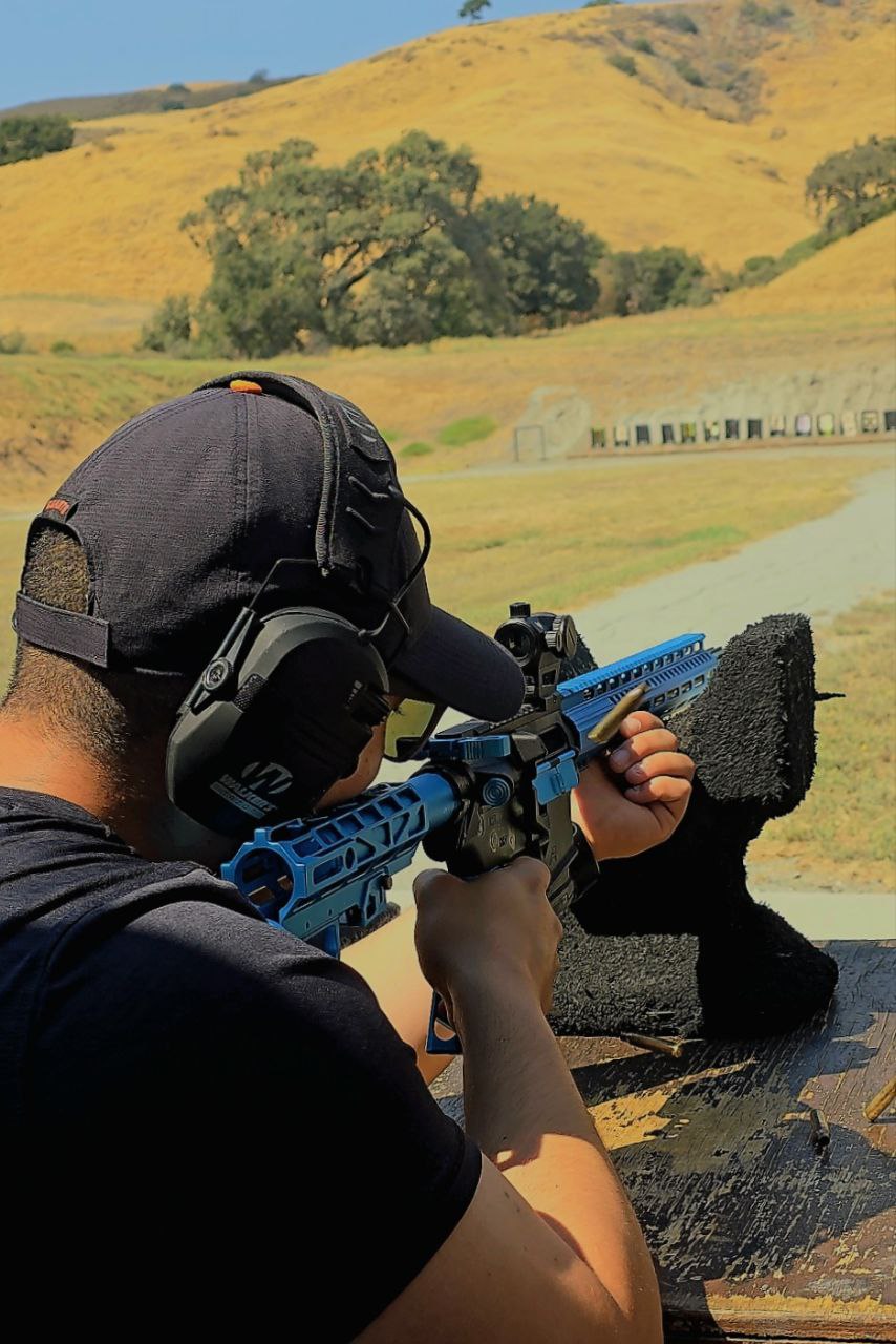 Private firearms training session